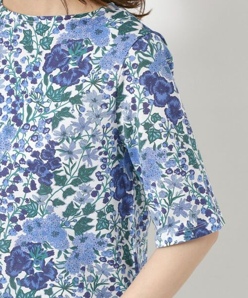 CORDIER / コルディア カットソー | 【リバティ／M～4Lサイズ】エドナ プリントプルオーバージャージ | 詳細5