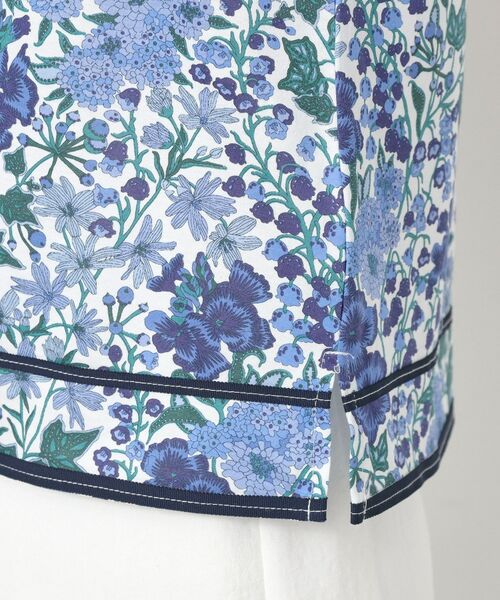 CORDIER / コルディア カットソー | 【リバティ／M～4Lサイズ】エドナ プリントプルオーバージャージ | 詳細6