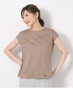 CORDIER / コルディア カットソー | 【M～4Lサイズ】アルビニジャージ シグネチャー付プルオーバー