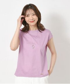 CORDIER / コルディア カットソー | 【M～4Lサイズ】アルビニジャージ シグネチャー付プルオーバー