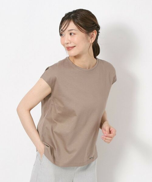 CORDIER / コルディア カットソー | 【M～4Lサイズ】アルビニジャージ シグネチャー付プルオーバー | 詳細12