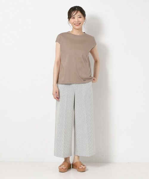 CORDIER / コルディア カットソー | 【M～4Lサイズ】アルビニジャージ シグネチャー付プルオーバー | 詳細13