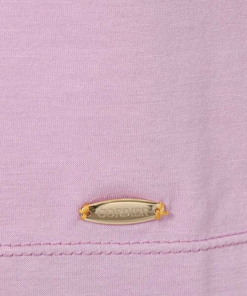 CORDIER / コルディア カットソー | 【M～4Lサイズ】アルビニジャージ シグネチャー付プルオーバー | 詳細18