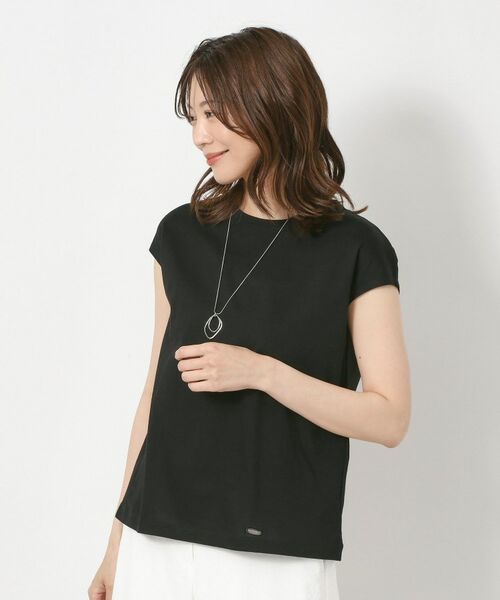 CORDIER / コルディア カットソー | 【M～4Lサイズ】アルビニジャージ シグネチャー付プルオーバー | 詳細19