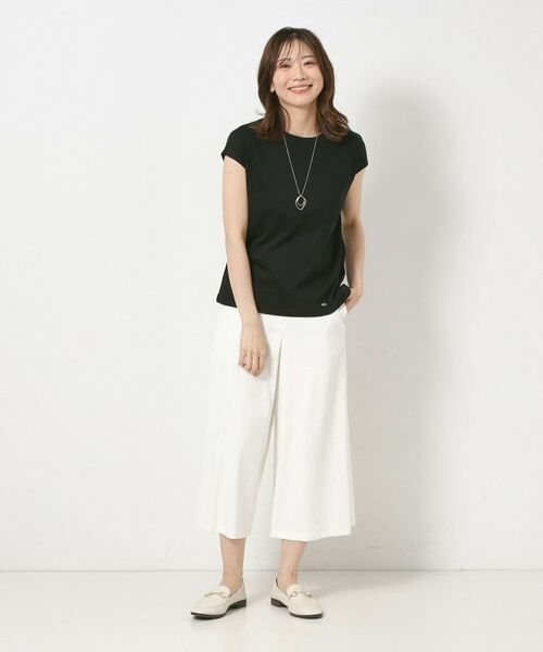 CORDIER / コルディア カットソー | 【M～4Lサイズ】アルビニジャージ シグネチャー付プルオーバー | 詳細21