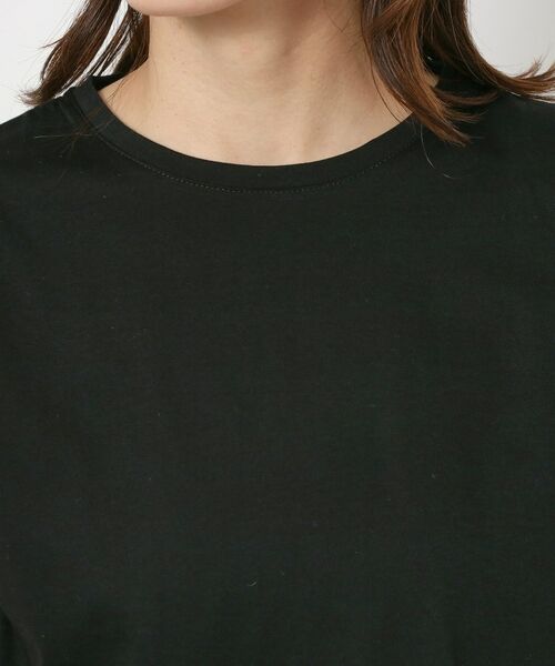 CORDIER / コルディア カットソー | 【M～4Lサイズ】アルビニジャージ シグネチャー付プルオーバー | 詳細4