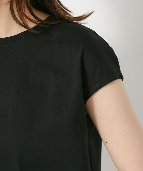 CORDIER / コルディア カットソー | 【M～4Lサイズ】アルビニジャージ シグネチャー付プルオーバー | 詳細5