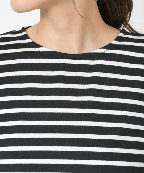 CORDIER / コルディア カットソー | 【M～4Lサイズ】サマーボーダー プルオーバージャージ | 詳細4