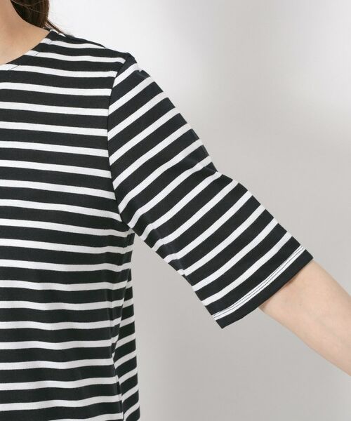 CORDIER / コルディア カットソー | 【M～4Lサイズ】サマーボーダー プルオーバージャージ | 詳細5