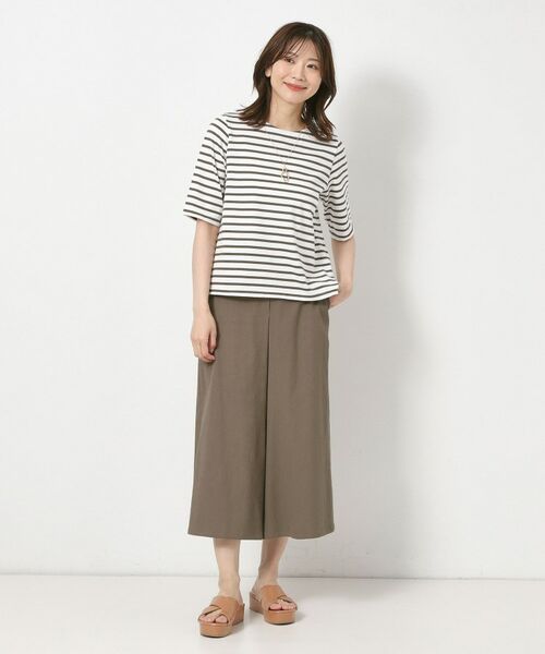 CORDIER / コルディア カットソー | 【M～4Lサイズ】サマーボーダー プルオーバージャージ | 詳細9