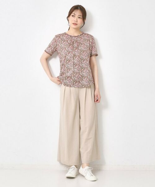 CORDIER / コルディア カットソー | 【リバティ/M～4Lサイズ】プリント Tシャツ | 詳細12