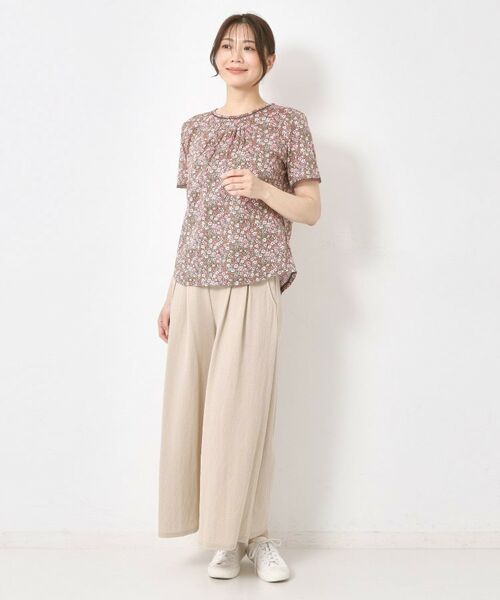 CORDIER / コルディア カットソー | 【リバティ/M～4Lサイズ】プリント Tシャツ | 詳細13