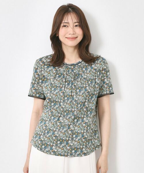 CORDIER / コルディア カットソー | 【リバティ/M～4Lサイズ】プリント Tシャツ | 詳細15