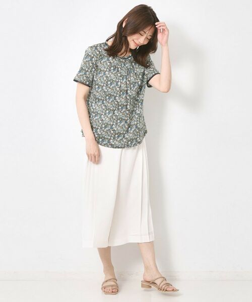 CORDIER / コルディア カットソー | 【リバティ/M～4Lサイズ】プリント Tシャツ | 詳細16