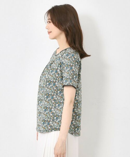 CORDIER / コルディア カットソー | 【リバティ/M～4Lサイズ】プリント Tシャツ | 詳細2