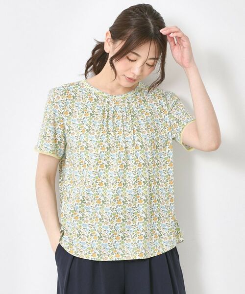 CORDIER / コルディア カットソー | 【リバティ/M～4Lサイズ】プリント Tシャツ | 詳細7