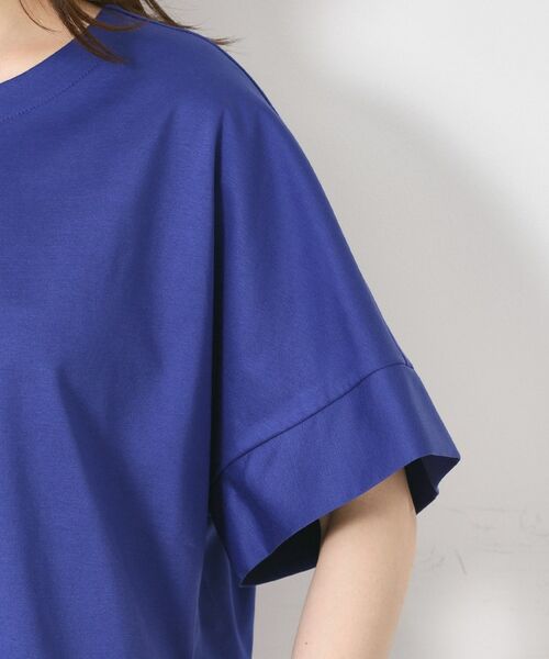 CORDIER / コルディア カットソー | 【M~4Lサイズ】ラッセルレース シェルジャージプルオーバー | 詳細5