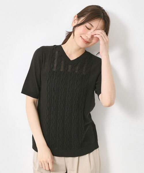 CORDIER / コルディア ニット・セーター | 【M～4Lサイズ/洗える】ブリーゼヤーン プルオーバーニット | 詳細11