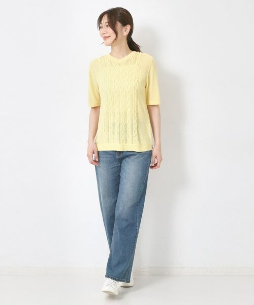 CORDIER / コルディア ニット・セーター | 【M～4Lサイズ/洗える】ブリーゼヤーン プルオーバーニット | 詳細16