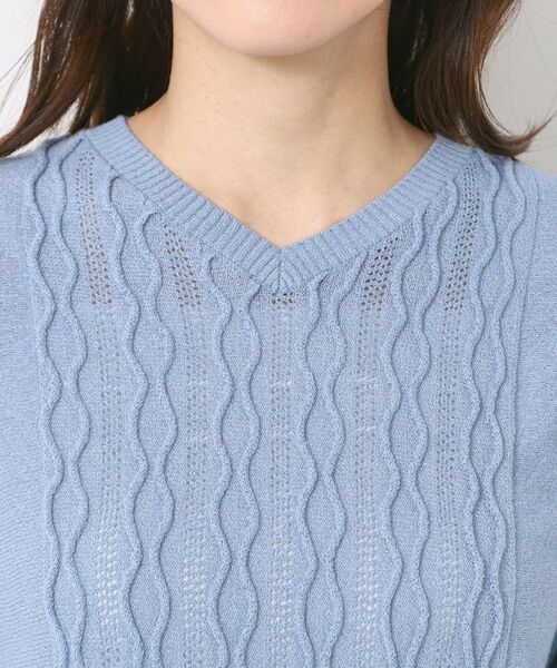 CORDIER / コルディア ニット・セーター | 【M～4Lサイズ/洗える】ブリーゼヤーン プルオーバーニット | 詳細4