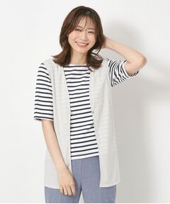 CORDIER / コルディア ベスト | 【洗える／M～4Lサイズ／セットアップ可】ドライタッチ ジャージベスト