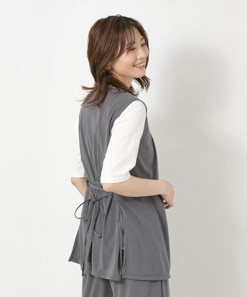 CORDIER / コルディア ベスト | 【洗える／M～4Lサイズ／セットアップ可】ドライタッチ ジャージベスト | 詳細17