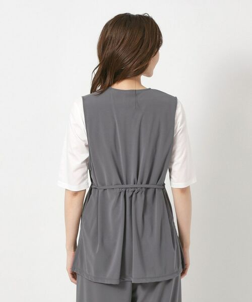 CORDIER / コルディア ベスト | 【洗える／M～4Lサイズ／セットアップ可】ドライタッチ ジャージベスト | 詳細3