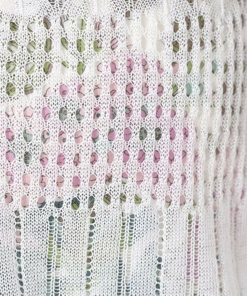 CORDIER / コルディア カーディガン・ボレロ | 【M～3Lサイズ／麻混／洗える】シャインリノ サマーニットVカーディガン | 詳細10