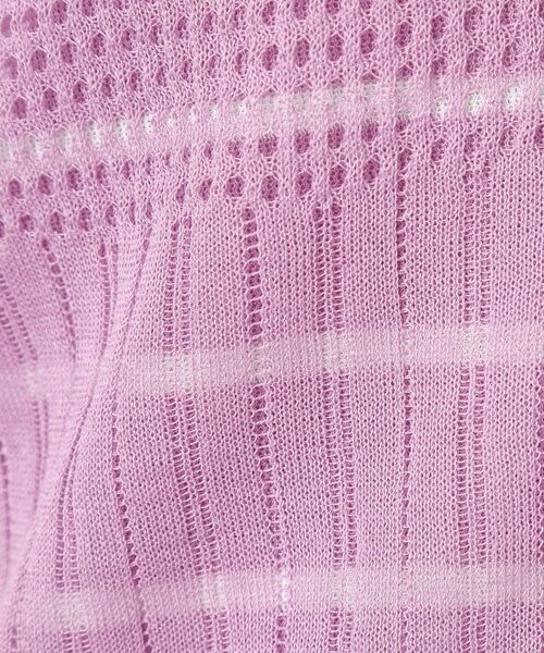 CORDIER / コルディア カーディガン・ボレロ | 【M～3Lサイズ／麻混／洗える】シャインリノ サマーニットVカーディガン | 詳細22