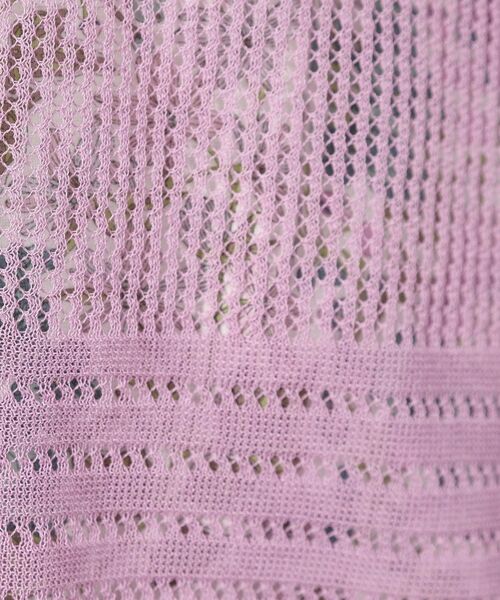 CORDIER / コルディア カーディガン・ボレロ | 【M~3Lサイズ/麻混/洗える】シャインリノ サマーニットカーディガン | 詳細14