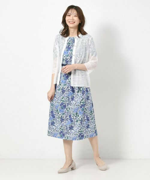 CORDIER / コルディア カーディガン・ボレロ | 【M~3Lサイズ/麻混/洗える】シャインリノ サマーニットカーディガン | 詳細21