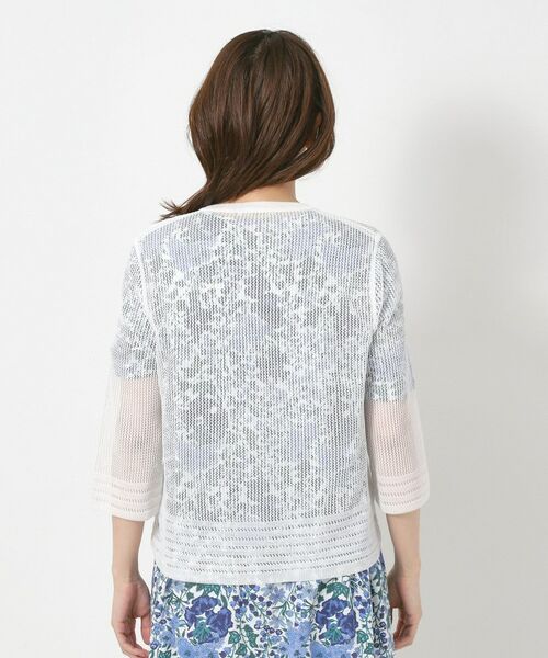 CORDIER / コルディア カーディガン・ボレロ | 【M~3Lサイズ/麻混/洗える】シャインリノ サマーニットカーディガン | 詳細3