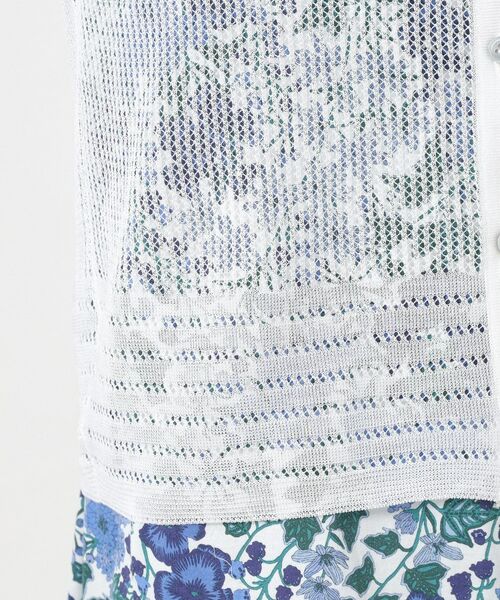 CORDIER / コルディア カーディガン・ボレロ | 【M~3Lサイズ/麻混/洗える】シャインリノ サマーニットカーディガン | 詳細6