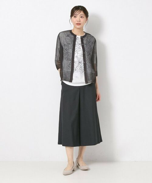 CORDIER / コルディア カーディガン・ボレロ | 【M~3Lサイズ/麻混/洗える】シャインリノ サマーニットカーディガン | 詳細9