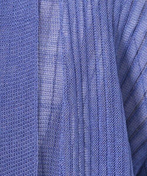 CORDIER / コルディア カーディガン・ボレロ | 【M~4Lサイズ】シャインリノ麻混レース柄カーディガン | 詳細14