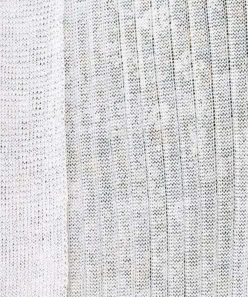 CORDIER / コルディア カーディガン・ボレロ | 【M~4Lサイズ】シャインリノ麻混レース柄カーディガン | 詳細22