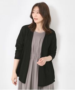 CORDIER / コルディア カーディガン・ボレロ | 【M～4Lサイズ／接触冷感／手洗い可】シアータックジャージカーディガン