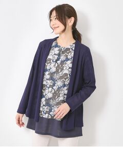 CORDIER / コルディア カーディガン・ボレロ | 【M～4Lサイズ／接触冷感／手洗い可】シアータックジャージカーディガン