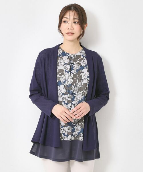 CORDIER / コルディア カーディガン・ボレロ | 【M~4Lサイズ/接触冷感/手洗い可】シアータックジャージカーディガン | 詳細11