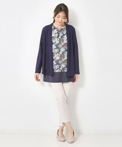 CORDIER / コルディア カーディガン・ボレロ | 【M~4Lサイズ/接触冷感/手洗い可】シアータックジャージカーディガン | 詳細12