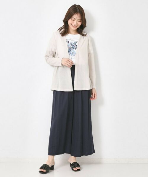 CORDIER / コルディア カーディガン・ボレロ | 【M~4Lサイズ/接触冷感/手洗い可】シアータックジャージカーディガン | 詳細16