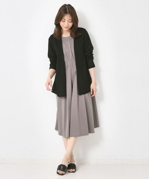 CORDIER / コルディア カーディガン・ボレロ | 【M~4Lサイズ/接触冷感/手洗い可】シアータックジャージカーディガン | 詳細8