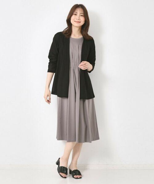 CORDIER / コルディア カーディガン・ボレロ | 【M~4Lサイズ/接触冷感/手洗い可】シアータックジャージカーディガン | 詳細9