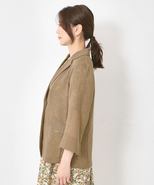 CORDIER / コルディア テーラードジャケット | 【M~4Lサイズ】シアーテーラードジャケット | 詳細2