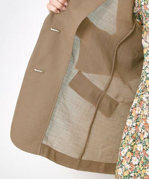 CORDIER / コルディア テーラードジャケット | 【M~4Lサイズ】シアーテーラードジャケット | 詳細8