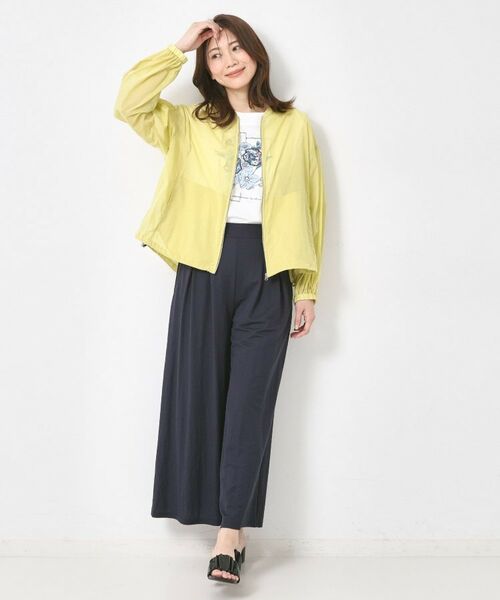 CORDIER / コルディア レザーブルゾン・ジャケット | 【手洗い可】コットンオーガンジーブルゾン | 詳細15