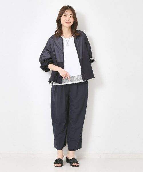 CORDIER / コルディア レザーブルゾン・ジャケット | 【手洗い可】コットンオーガンジーブルゾン | 詳細19