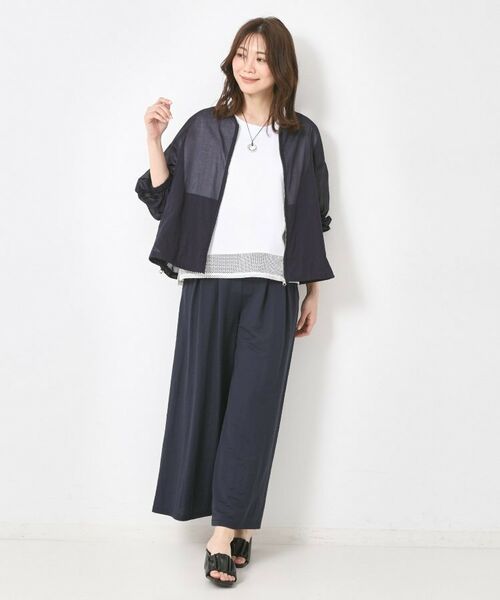 CORDIER / コルディア レザーブルゾン・ジャケット | 【手洗い可】コットンオーガンジーブルゾン | 詳細20