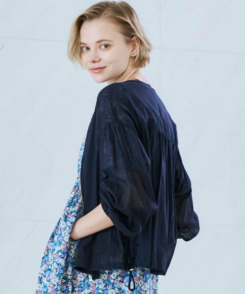 CORDIER / コルディア レザーブルゾン・ジャケット | 【手洗い可】コットンオーガンジーブルゾン | 詳細27