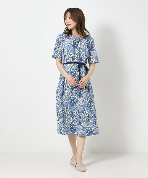 LALI ワンピース 5y ラミーリネンストライプワンピース[DRA5-26A105]｜URBAN